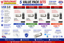 SanDisk Ultra Luxe USB 3.1 Flash Drive – 5 Pack | Premium Metal USB Flash Drives picture