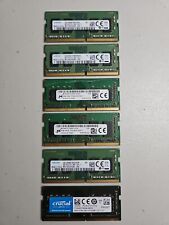 Lot Of (6) Mixed Brands 4GB DDR4-3200 Laptop SODIMM RAM Memory picture