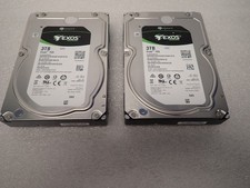 (2) Seagate SAS Hard Drive Exos 7E8 3TB 7200RPM 128MB 12Gb/s 3.5 ST3000NM0035 picture