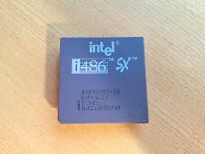 Intel A80486SX-20 SX406 486SX-20 early date rare 80486 Vintage CPU GOLD picture