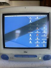 Vintage Apple iMac G3 M5521 Mac OS 9.0.4 256MB Blue Please Read picture