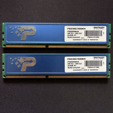 8GB kit (2 x 4GB) Patriot PC3 DDR3 1600 PSD38G1600KH desktop DIMMs CL9 picture
