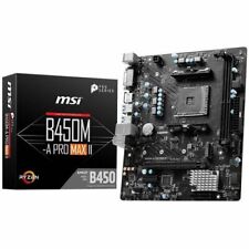 MSI B450M-A PRO MAX II Gaming Desktop Motherboard - AMD B450 Chipset - Socket AM picture