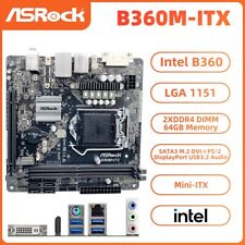 ASRock B360M-ITX Motherboard Mini-ITX Intel B360 LGA1151 DDR4 SATA3 DP DVI Audio picture