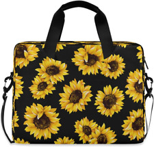 Vintage Sunflower Laptop Bag Floral Flower Laptops Sleeve Briefcase Notebook Car picture