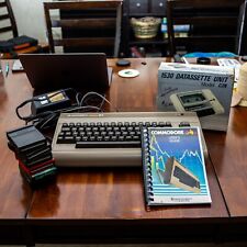 Commodore 64 Computer System with C2N 1530 Datasette and Game Cartridges - WORKS picture