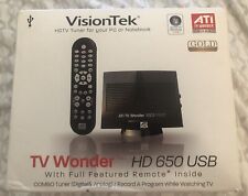 VisionTek TV Wonder HD650 USB HDTV Tuner w/Remote for PC or Notebook picture
