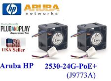 Pack of 2x QUIET replacement fans for Aruba HP 2530-24G-PoE+ (J9773A) Switches picture