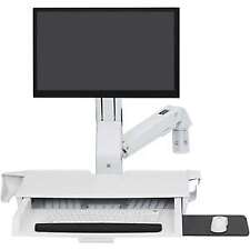 Ergotron-New-45-583-216 _ SV SIT STAND COMBO ARM with PAN BRIGHT WHT T picture