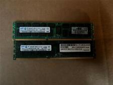 LOT OF 2 SAMSUNG 8GB M393B1K70CH0-CH9 PC3-10600R DDR3-1333 MEMORY RAM F2-4(3 picture