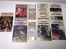 2 Commodore Amiga Dungeons And Dragons Games-with Books  picture