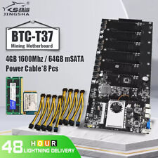 Mining Motherboard Set with 4GB DDR3 1600MHz RAM 64GB mSATA SSD 8Pcs Power Cord picture