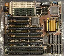 Vintage 1992 UNIC 2v 486 ISA Motherboard With Processor And RAM picture