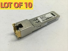 *LOT OF 10*Cisco SFP-GE-T EXT 30-1421-01 USA 1000BASE-T RJ45 SFP Transceiver picture
