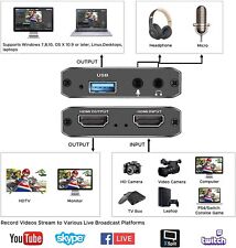 Works for Nintendo Switch PS4 OBS Camera PC Audio Video Capture Card picture