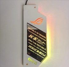 Custom theme ROG/MSI Motherboard IO mosfit 5V AURA ARGB Acrylic cover plate picture