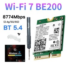 Intel BE200NGW Wi-Fi 7 M.2 NGFF Card Tri-band BT5.4 Wireless WiFi Adapter Laptop picture