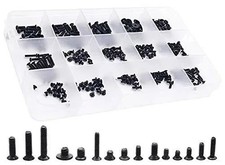 300Pcs Laptop Notebook Screw Kit Black Replacement Screws for HP Dell Lenovo picture