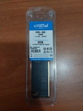 NEW 1x32GB Crucial Micron DDR5-5600 RAM UDIMM Memory Desktop (CT32G56C46U5) picture