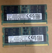 Samsung 32GB (2x16GB) DDR5-5600 SODIMM Laptop RAM PC5-5600B M425R2GA3BB0-CWMOL 2 picture