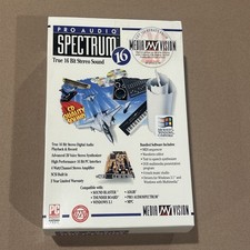 VINTAGE MediaVision Pro Audiospectrum 16 BOX  & CARD (ISA) picture