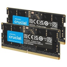 Crucial 128GB Kit (2x64GB) DDR5 5600MHz Laptop RAM SODIMM CT2K64G56C46S5 picture