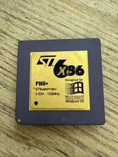 Microsoft Windows 95 ST6x86 P166 CPU Chip 3.52V-133Mhz Canada picture