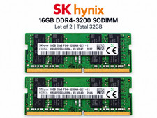 Lot of 2 SK Hynix 16GB 1Rx8 DDR4-3200AA SODIMM RAM HMAA2GS6CJR8N-XN Total 32GB picture
