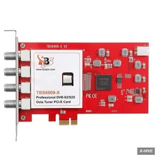 Internal TV Tuner Capture Cards 1 DVB-S S2 S2X 8 PCI Express Digital Satellite picture