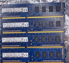 4 PACK LOT SK Hynix 4GB 1Rx8 PC3 12800U-11-13-A1 Desktop RAM picture