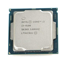 Intel 8th Gen i3-8100 SR3N5 3.60GHZ  LGA 1151 Very Good Cond. Tested picture