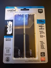 128GB (2x64GB) NEW Crucial Micron DDR5 5600 Desktop RAM UDIMM (CP2K64G56C46U5) picture