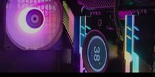 3x RGB computer cooling fan 1800 RPM Large air flow design Tunnel concept 4PIN   picture