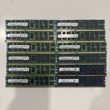 10x samsung 16gb 2rx4 pc3l-12800r M393b2g70dbo-yko And 2 SKhynix Tested picture