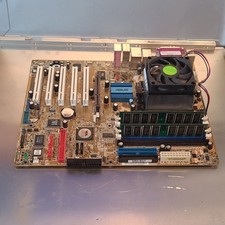 ASUS A7V333 ATX Socket 462/A Motherboard w/ AMD Athlon 2x 1.4GHz DDR1 Ram picture