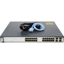 Cisco Catalyst WS-C3750G-24PS-S 24P 1GbE 370W PoE 4P SFP Switch picture