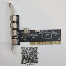 Encore Electronics USB 2.0 PCI Card ENLUSB2-5PCI-BR 5-Port VIA VT6212L Chipset picture