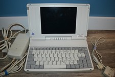 VINTAGE LEADING EDGE LAPTOP LEP-9163SX/20 POWERS UP picture