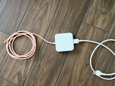 Apple iMac 24 Power Adapter 143W Orange Magnetic Cable + AC Cord M1 M3 Genuine picture