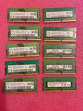Lot Of 10 - 8GB 3200MHZ DDR4 SODIMM, MIX Micron, SK Hynix, Samsung picture