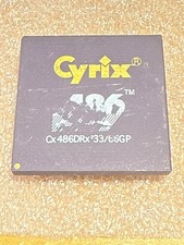 Rare Vintage Cyrix Cx486DRx2-33/66GP CPU 1993 USA picture
